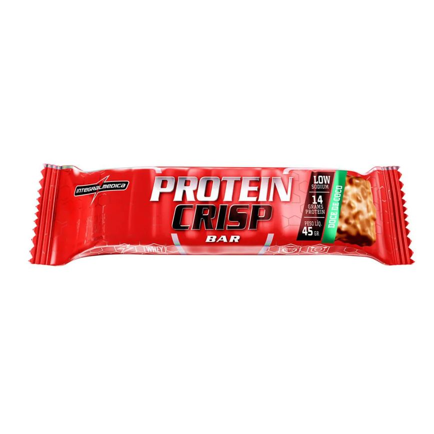Barra de Proteína Integralmedica Protein Crisp Doce de Coco 45g