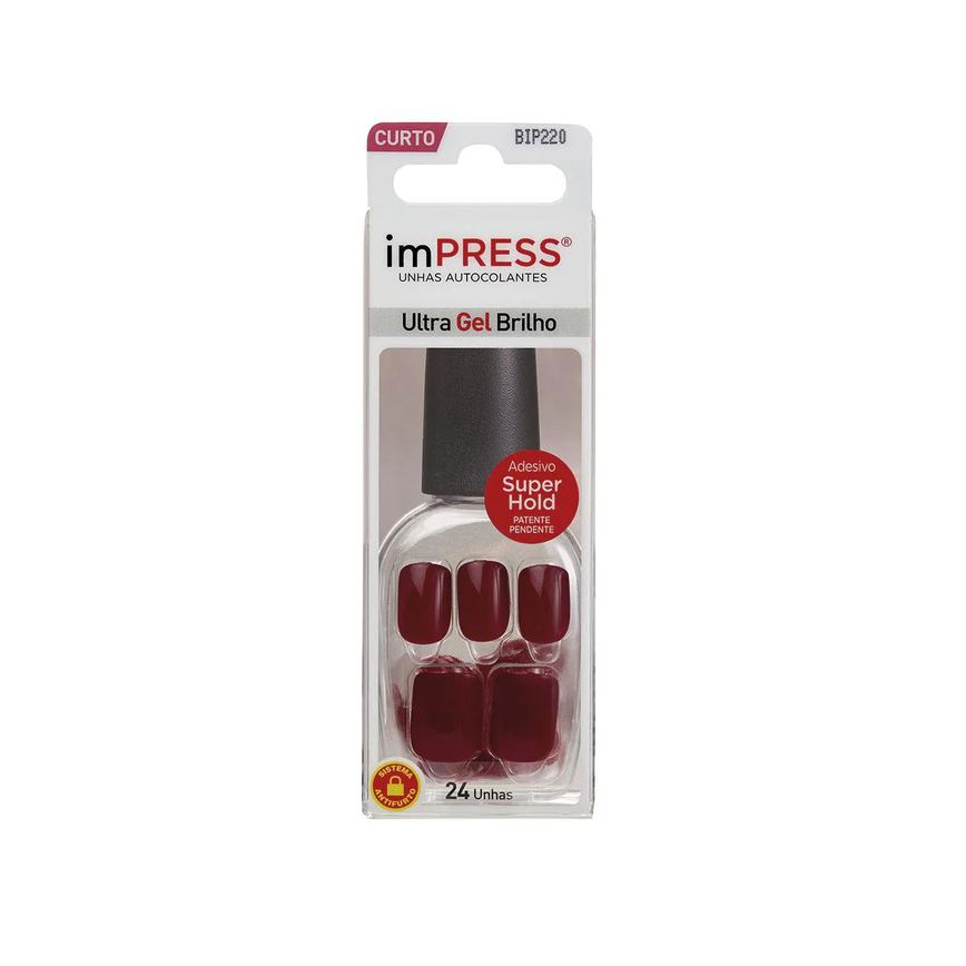 Unhas Postiças Kiss New York Salon Color Curta - Little Princess