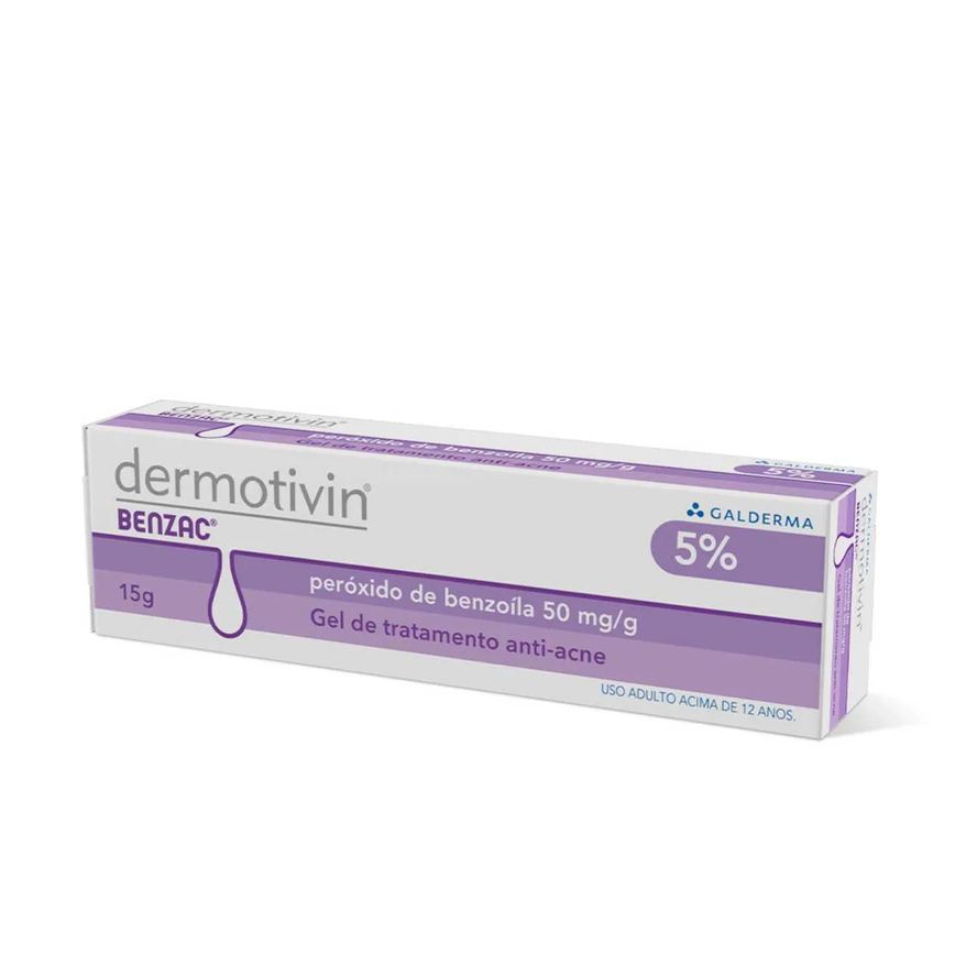 Gel de Tratamento Antiacne Dermotivin Benzac com 15g