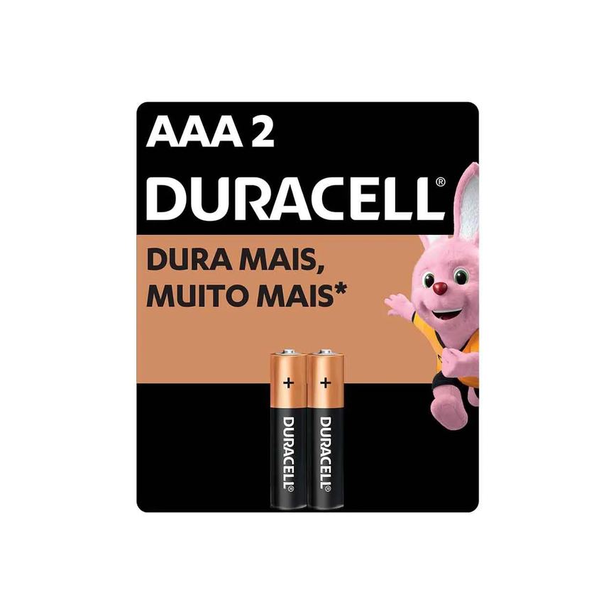 Pilha Duracel Alcalina Pequena (aa) - 2 unidades
