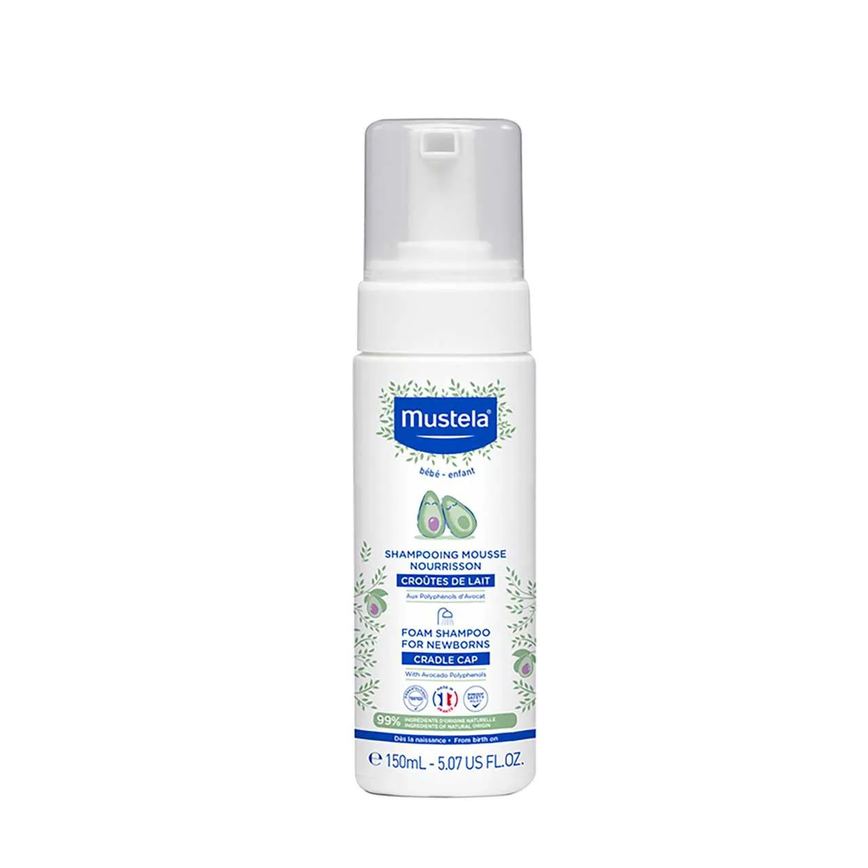 Shampoo Espuma Mustela Recém-Nascido com 150ml