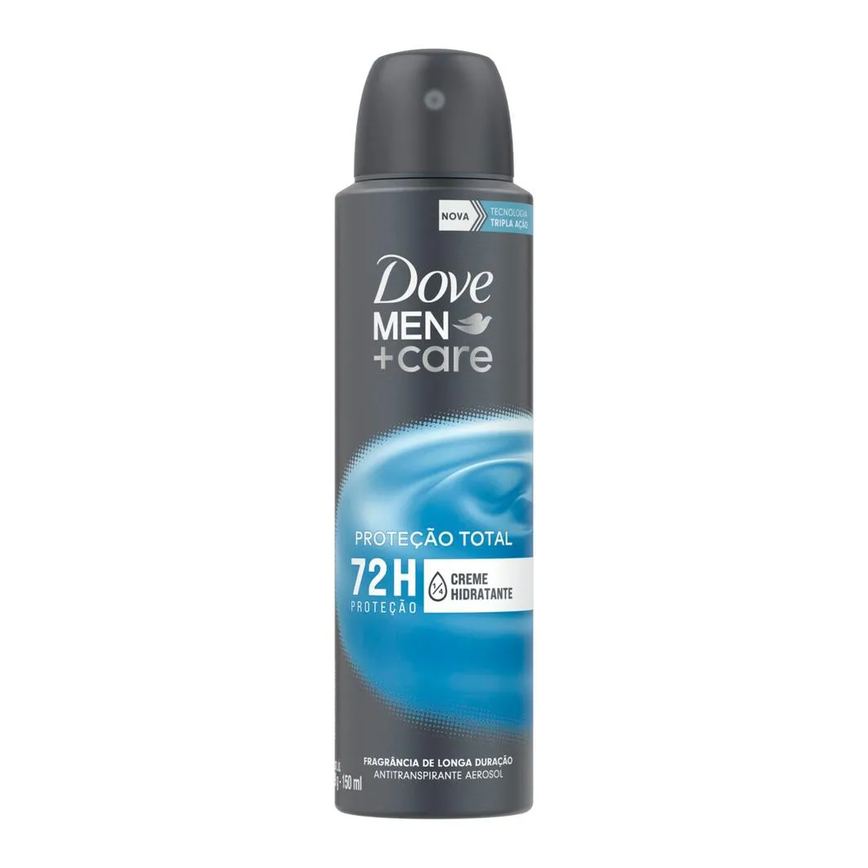 Desodorante Antitranspirante Aerosol Dove Men+Care Proteção Total Masculino 72h 150ml