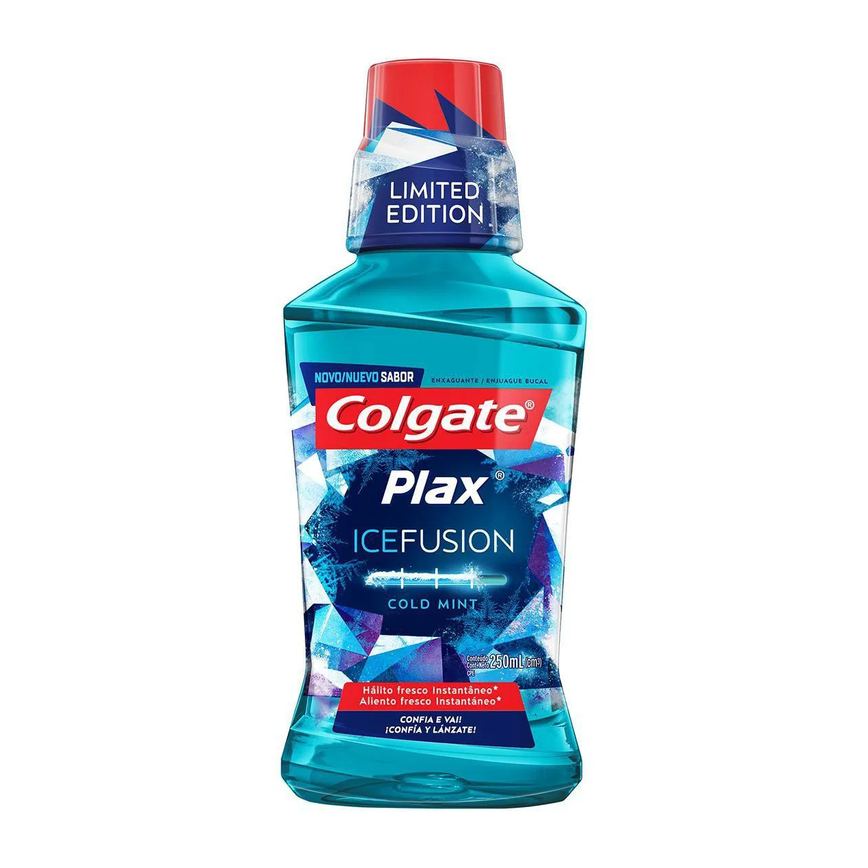 Enxaguante Bucal Colgate Plax Ice Fusion Cold Mint 250ml
