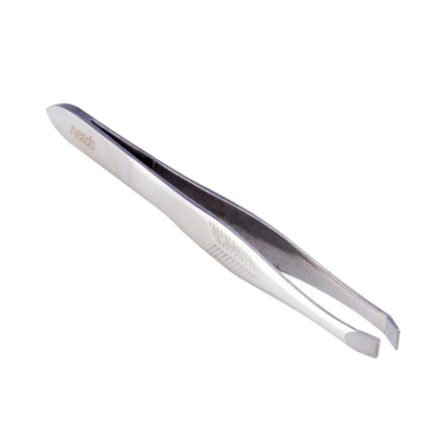 Pinça de Ponta Reta Needs PRO Inox 1 Unidade
