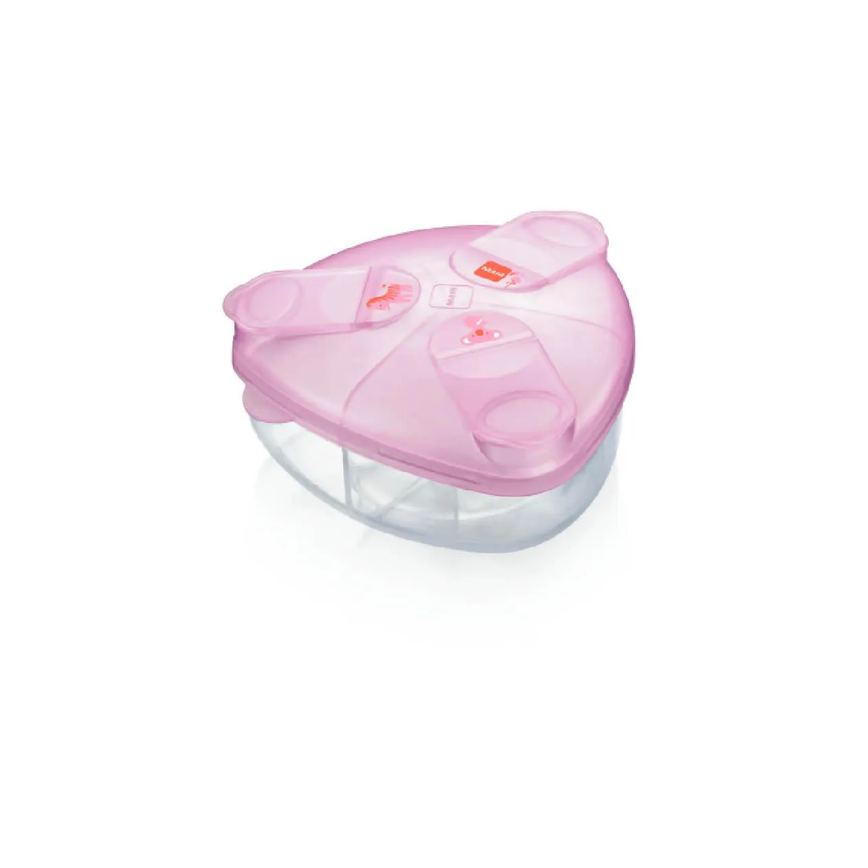 Pote de Armazenamento de Leite em Pó MAM Rosa
