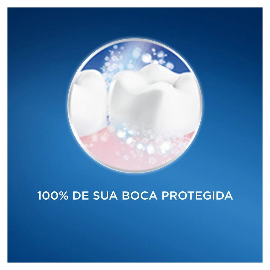 Creme Dental Oral-B 100% de Sua Boca Cuidada Menta 70g