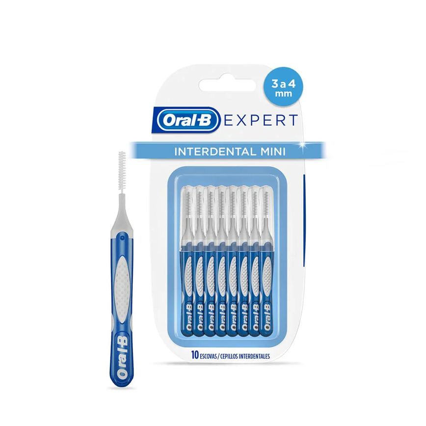 Escova de Dente Interdental Oral-B Expert Mini 3 a 4mm com 10 unidades