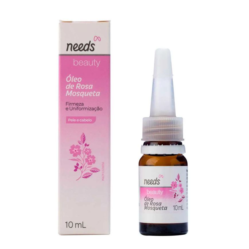 Óleo de Rosa Mosqueta Needs Beauty Pele e Cabelo 10ml