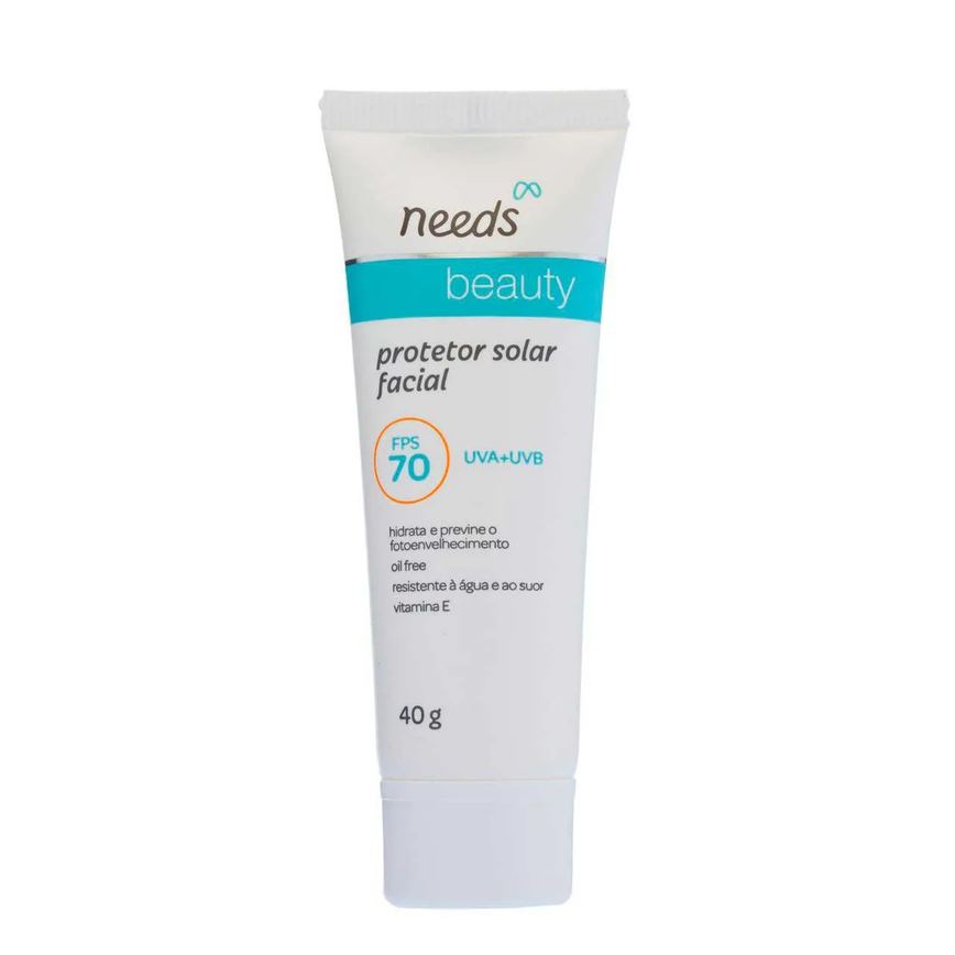 Kit Protetor Solar Needs FPS 70 Facial 40g + Spray Corporal 180ml