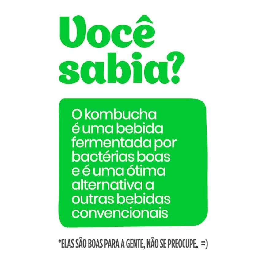 Kombucha Uva Verde com Hortelã Nutrigood 300ml