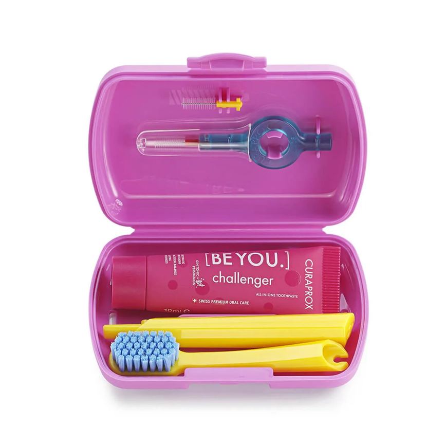 Kit Viagem Curaprox Escova de Dente 5460 + Escova Interdental + Pasta de Dente 10ml