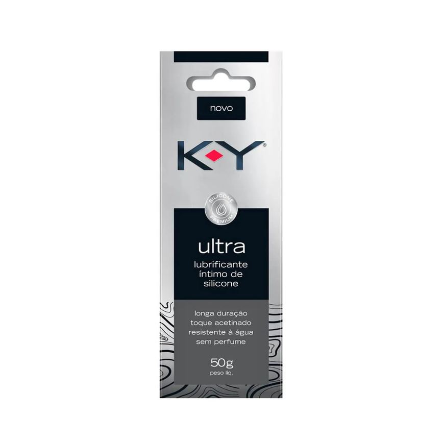 Gel Lubrificante Íntimo de Silicone K-Y Ultra com 50g