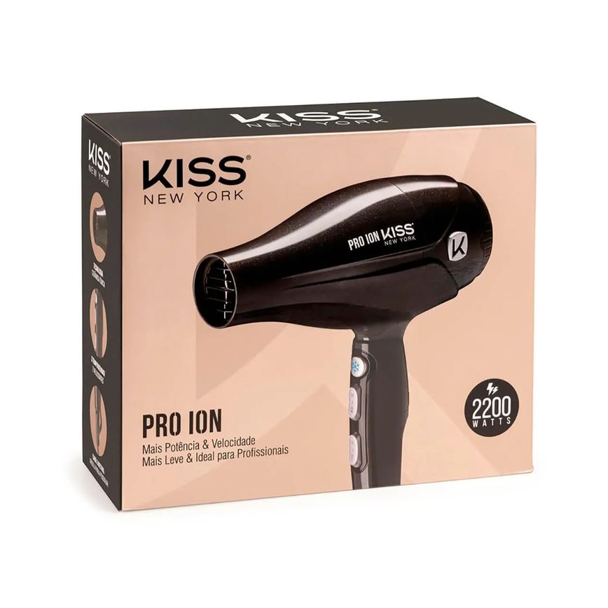 Secador de Cabelo Lizz Mini Viagem Bivolt Dobrável Prata