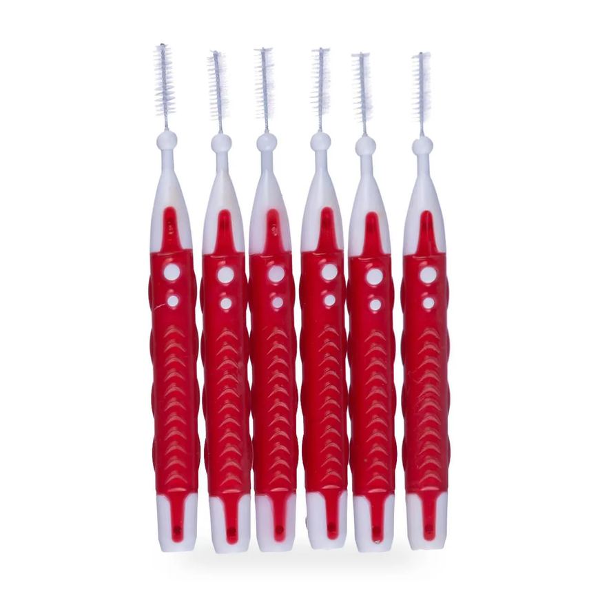 Escova de Dente Interdental Bitufo Interclean Extrafina Cilíndrica com 6 unidades