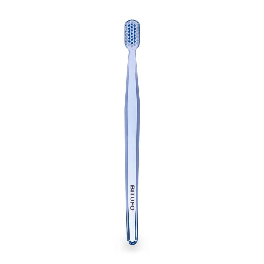 Escova de Dente Ortodôntica Bitufo Class Orto Macia+Média com 1 unidade + 1 protetor de cerdas