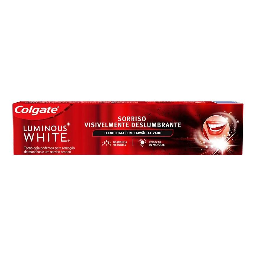 Creme Dental Colgate Luminous White Carvão Ativado 140g
