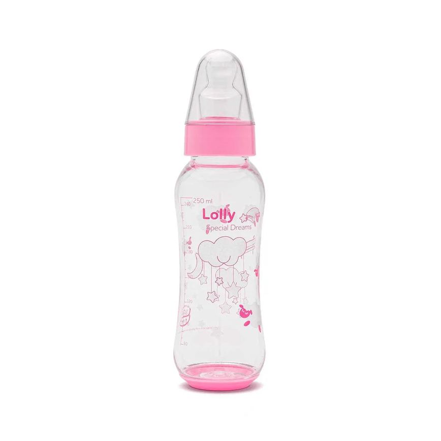 Mamadeira Lolly Special Dreams Rosa de 250ml - 1 unidade