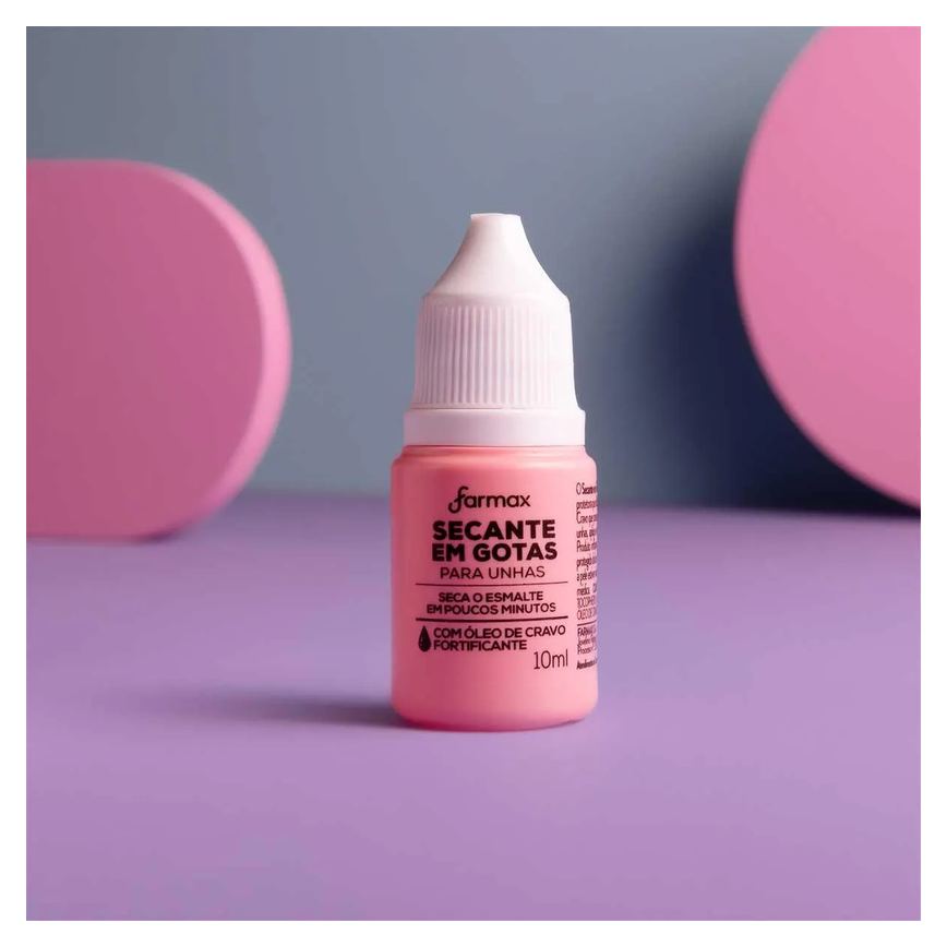 Secante em Gotas para Unhas Farmax com 10ml