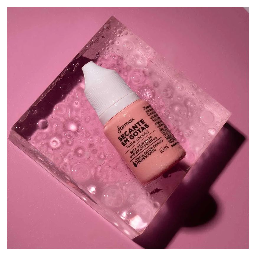 Secante em Gotas para Unhas Farmax com 10ml