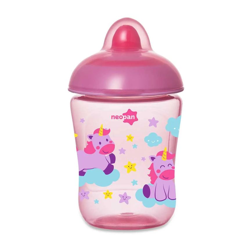 Copo de Transição Neopan Rosa de 250ml com 1 unidade