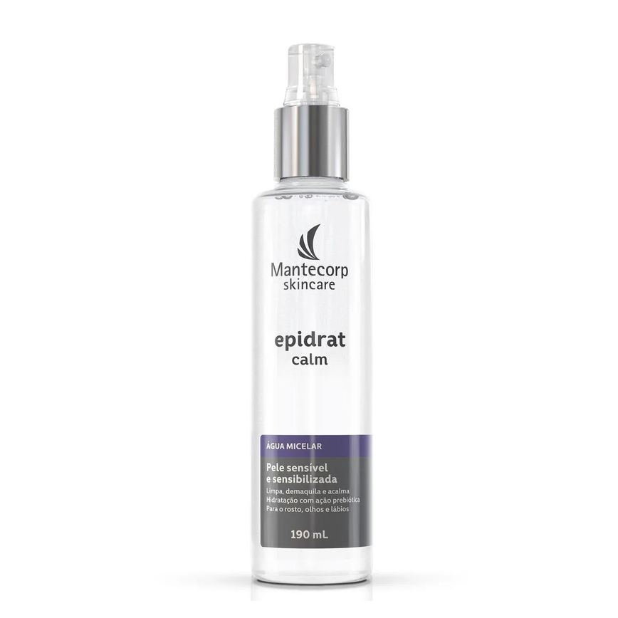 Água Micelar Mantecorp Skincare Epidrat Calm com 190ml