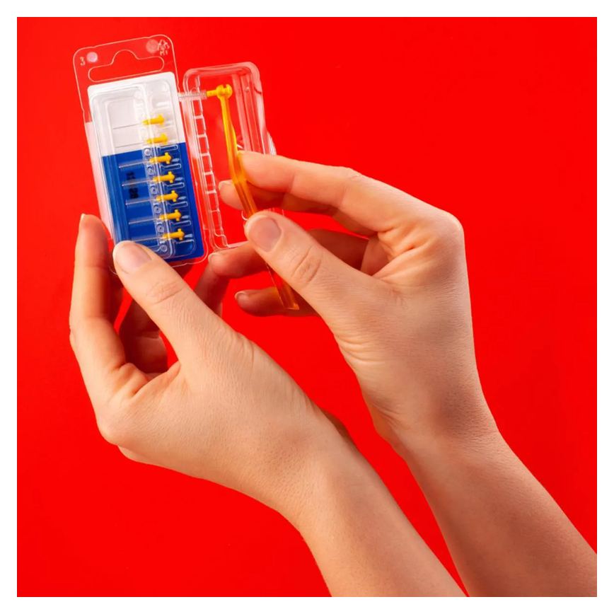 Refil para Escova Interdental Curaprox Prime 0,09mm 8 unidades