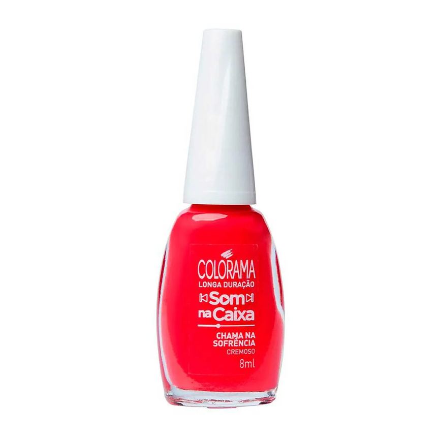 Esmalte Cremoso Colorama Som na Caixa 8ml - Chama na Sofrência