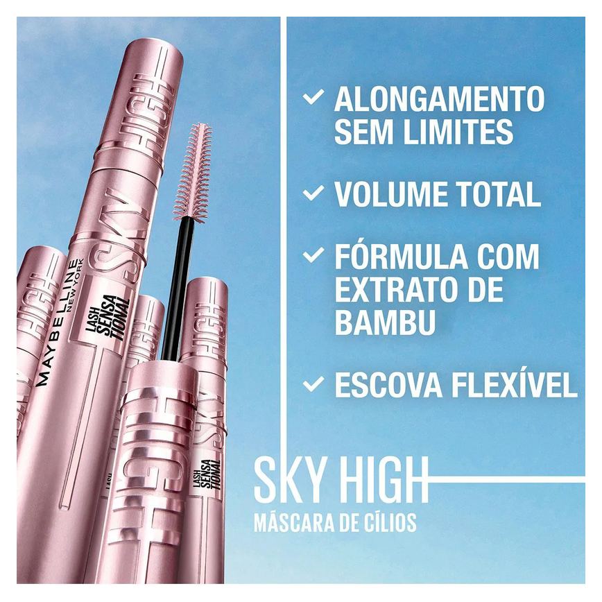 Máscara de Cílios Maybelline NY Lash Sensational Sky High À Prova D'Água 7,2ml