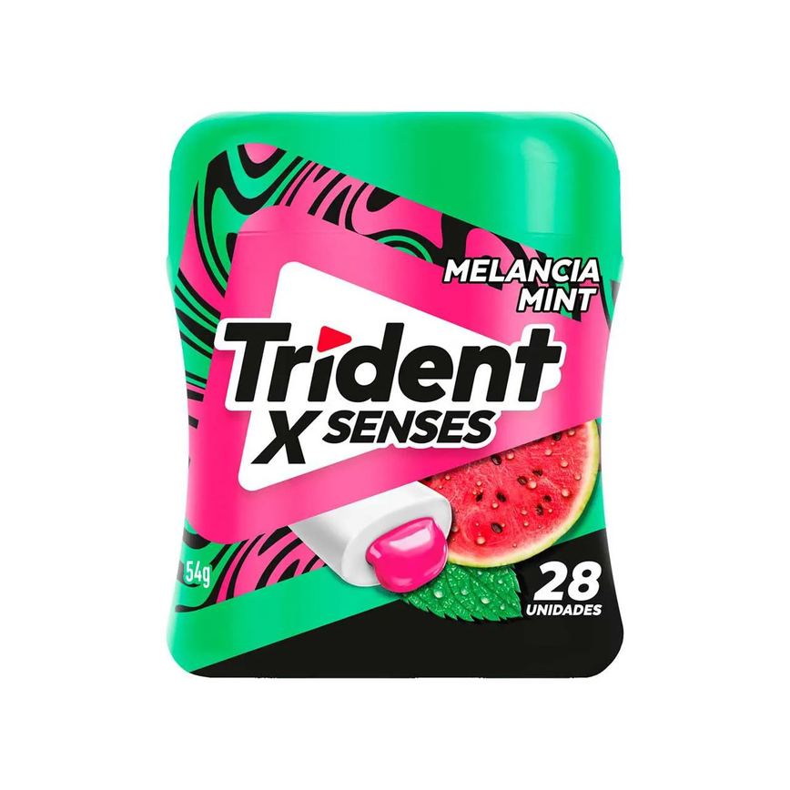 Goma de Mascar Trident Drágeas Hortelã Sem Açúcar 24 unidades