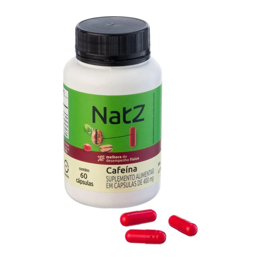 Cafeína Natz 60 Cápsulas