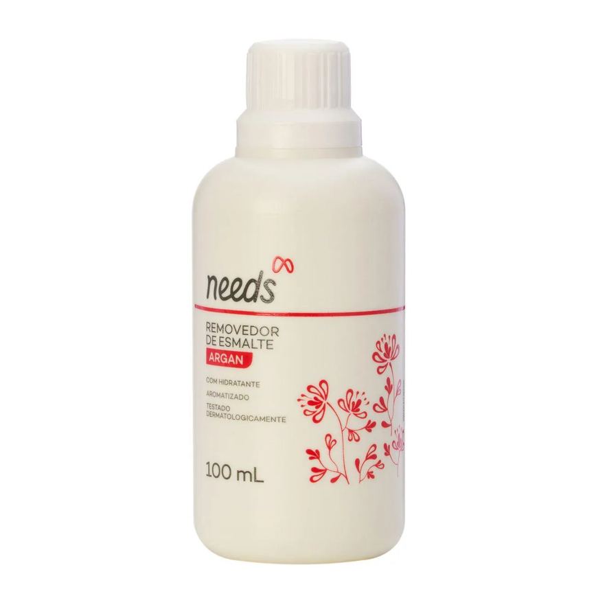 Removedor de Esmalte Needs Argan sem Acetona 100ml