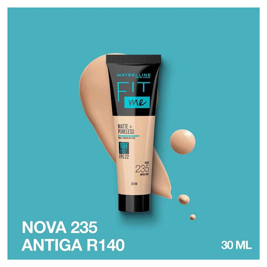 Base Líquida Maybelline NY Fit Me FPS 22 30ml - 235