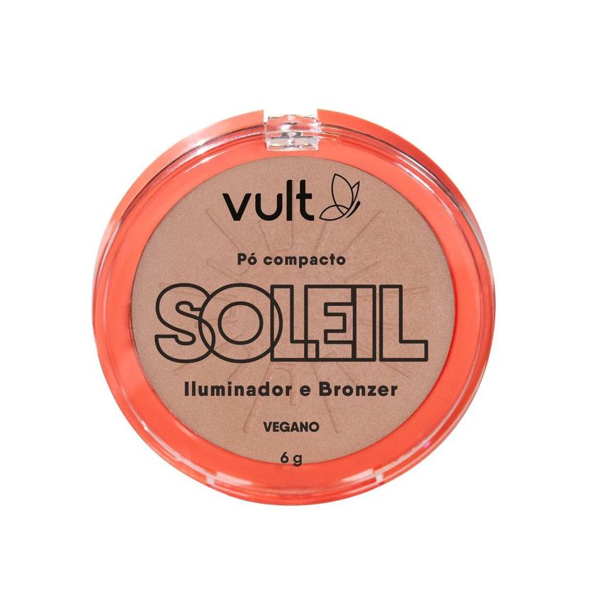 Pó Compacto Vult Soleil Bronze Iluminador e Bronzer 6g