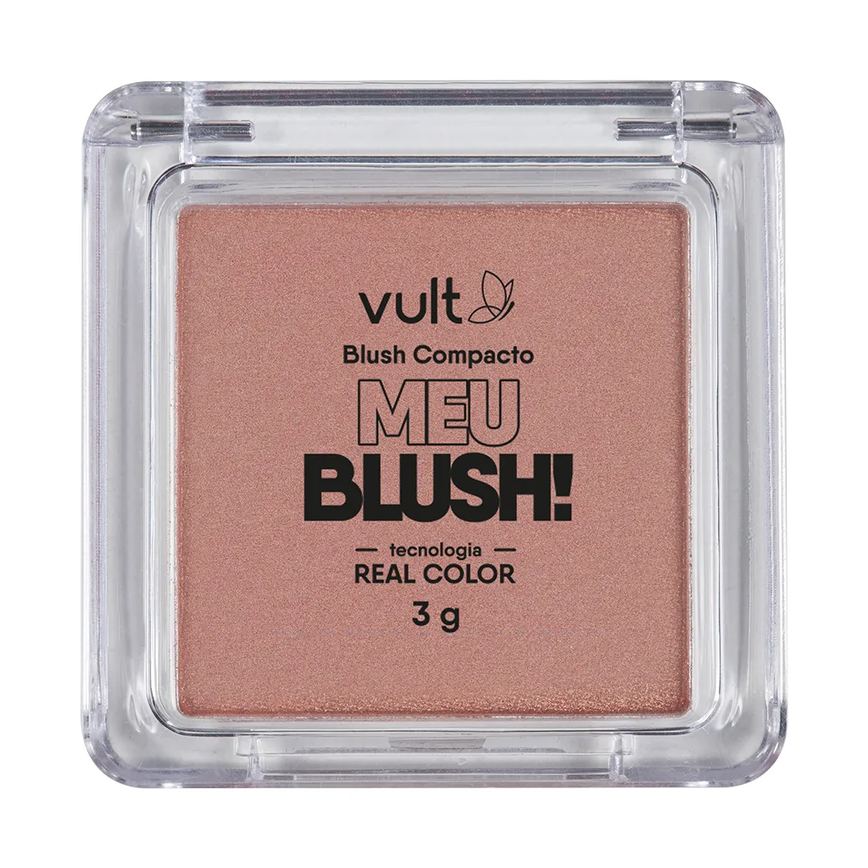 Blush Compacto Vult Meu Blush 3g - Golden Perolado