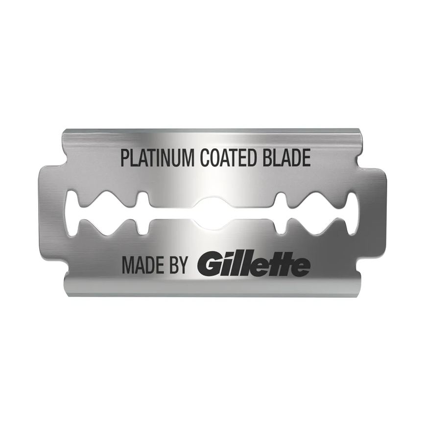 Lâmina de Barbear Gillette Platinum Duplo Fio com 5 Lâminas