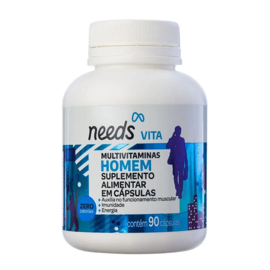 Polivitamínico Needs Vita Homem 90 cápsulas