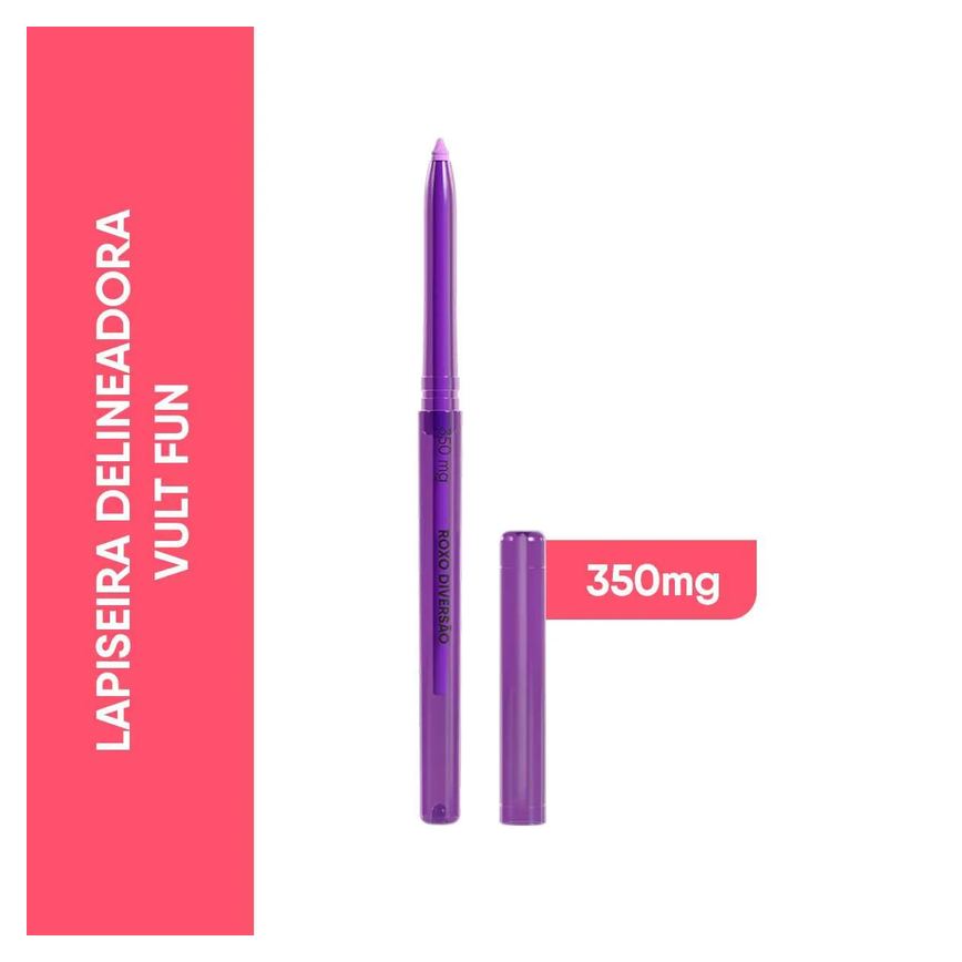 Lapiseira Delineadora Vult Fun 350mg - Roxo Diversão