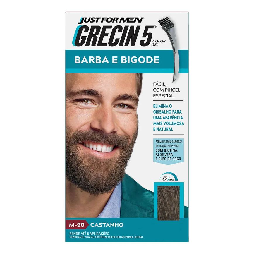 Coloraçao Biocolor Homem Bozzano Castanho Claro - Kit C / 6un