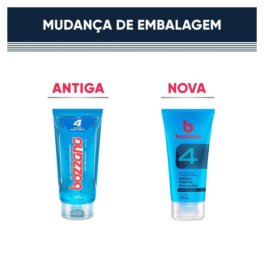 Gel Fixador Condicionante Bozzano Ação Prolongada 150g