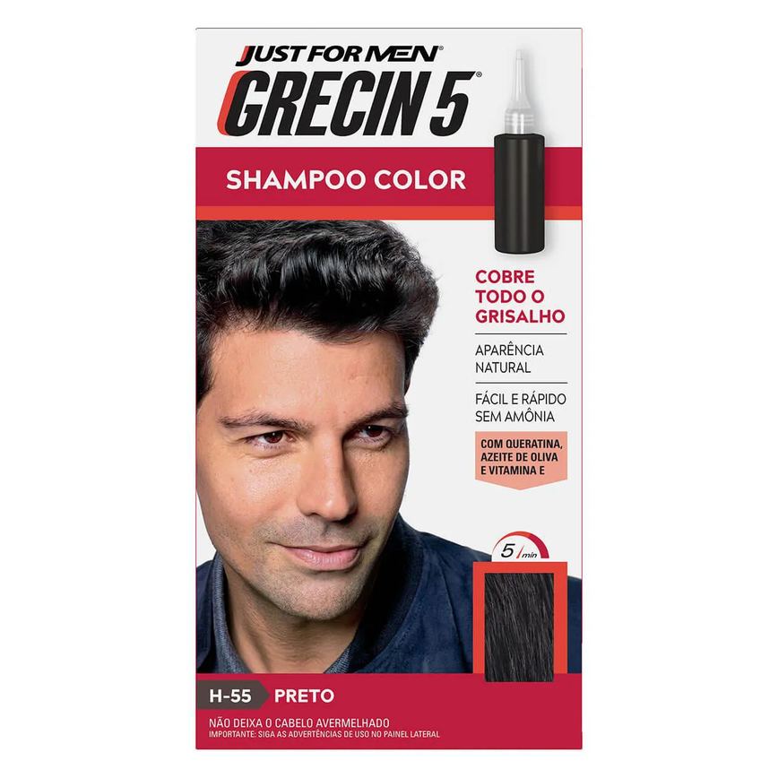 Coloraçao Beauty Color Men Castanho Natural - Kit C / 2un