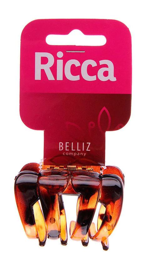 Piranha Prendedor de Cabelo Ricca Concha Média com 1 unidade