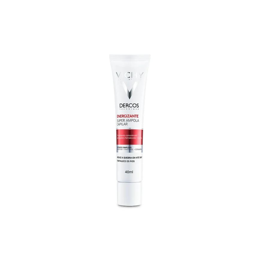 Ampola Capilar Vichy Dercos Energizante Tratamento Antiquebra Tratamento Concentrado Antiquebra Capilar 40ml