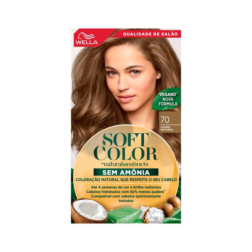 Tinta de Cabelo Semi-Permanente Soft Color - 70 Louro Natural