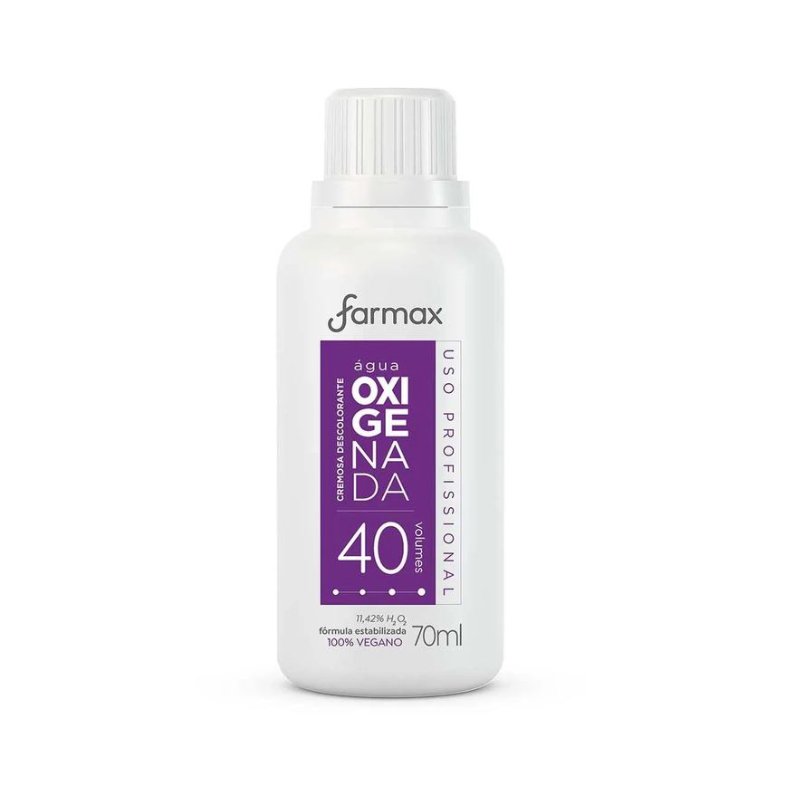 Água Oxigenada Cremosa Farmax 20 Volumes com 70ml