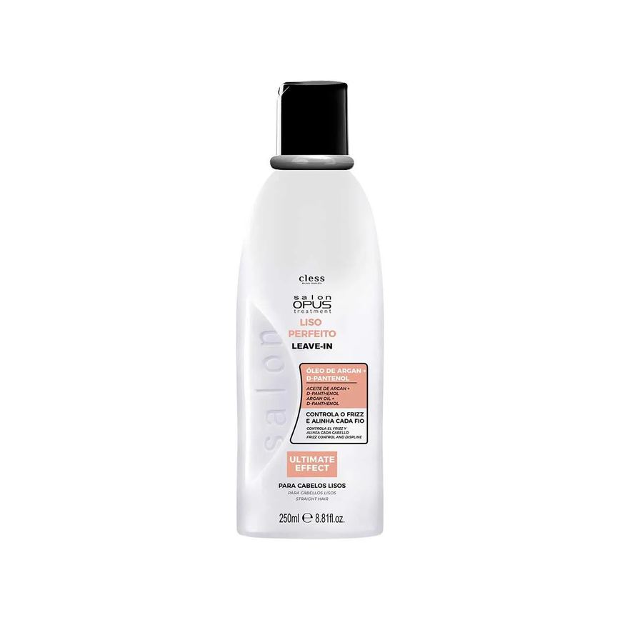 Leave-In Cabelo Liso Salon Opus D-Pantenol Liso Perfeito 250ml