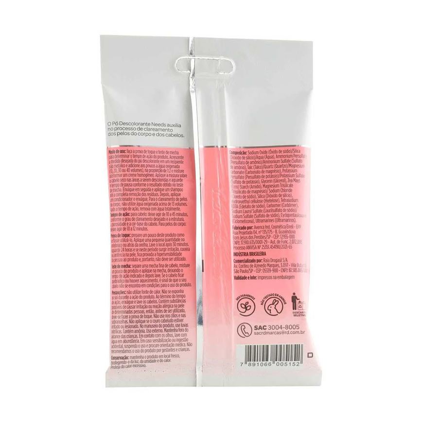 Pó Descolorante Needs Beauty 50g