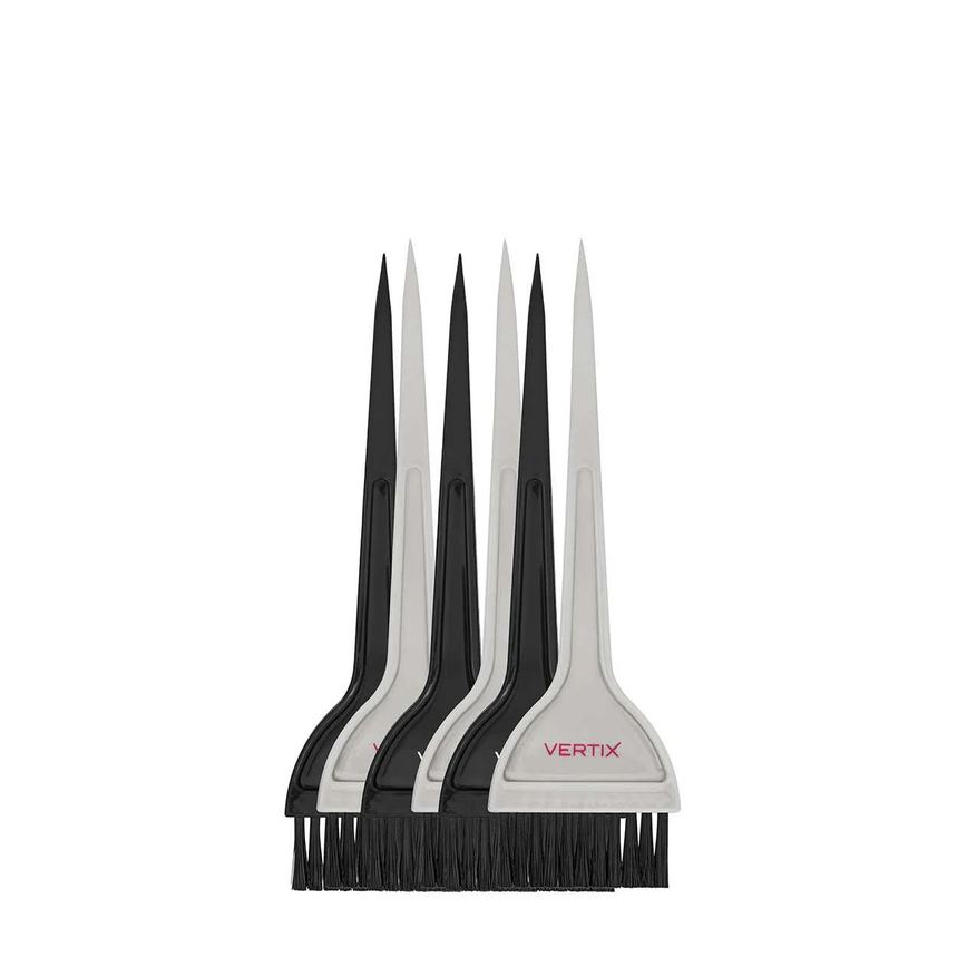 Pincel de Tintura Vertix Médio - 6 unidades