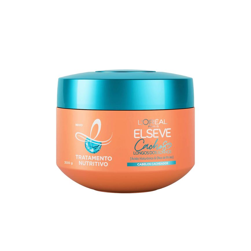 Creme de Tratamento Cabelo Cacheado L'Oréal Paris Elseve Cachos Longos dos Sonhos Tratamento Intensivo para Cachos 300ml