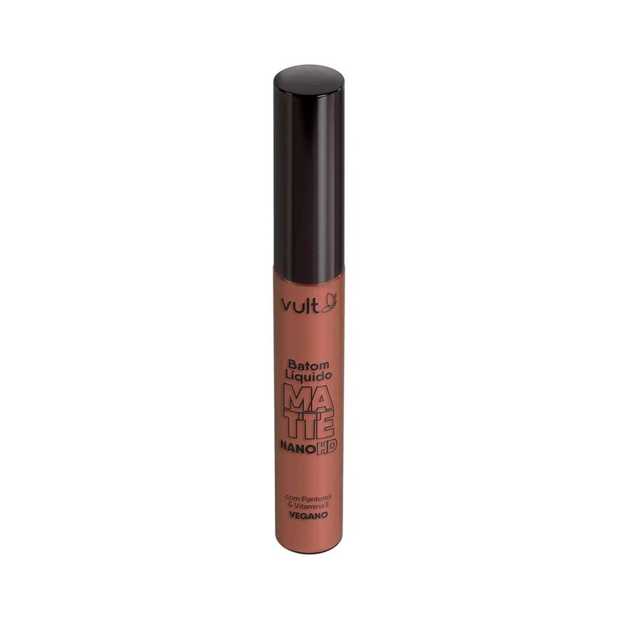 Batom Líquido Matte Vult Nano HD Castanho Claro 5ml