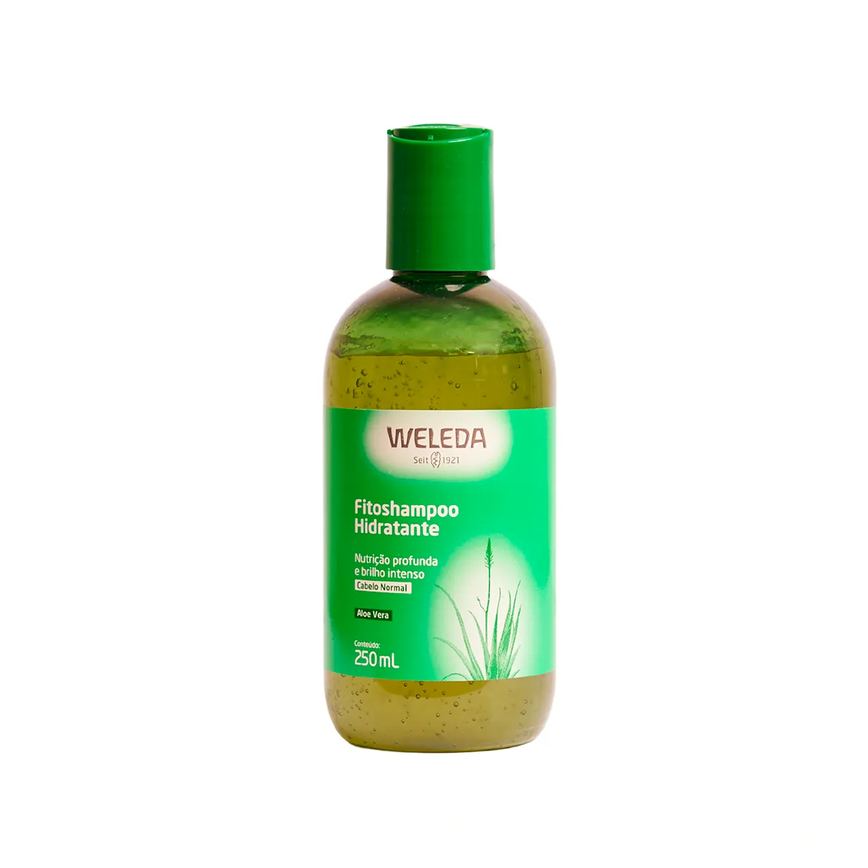 Fitoshampoo Hidratante Weleda Aloe Vera Nutrição e Brilho 250ml